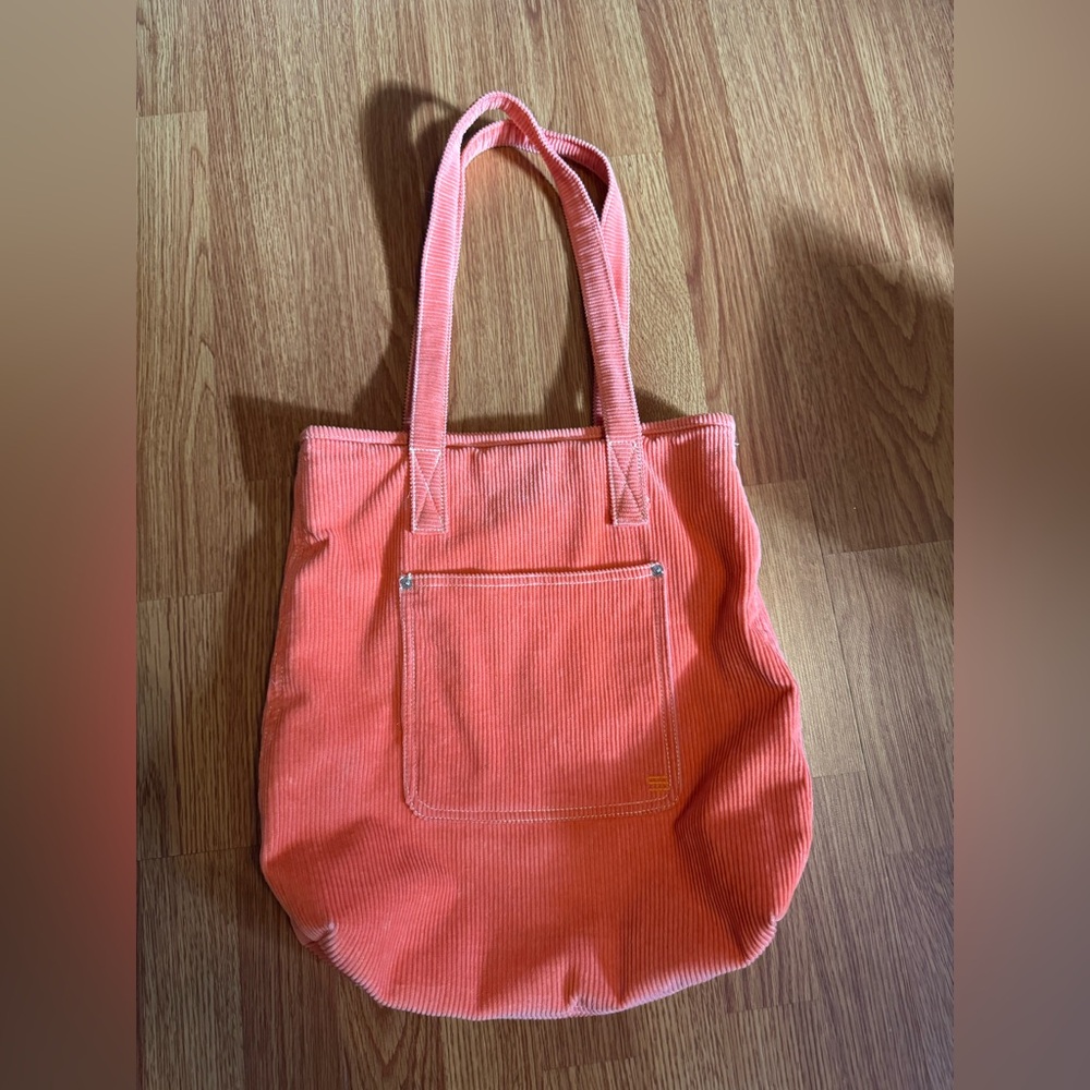 Urban Outfitters BDG Essentials Carryall Pink Corduroy Tote Bag